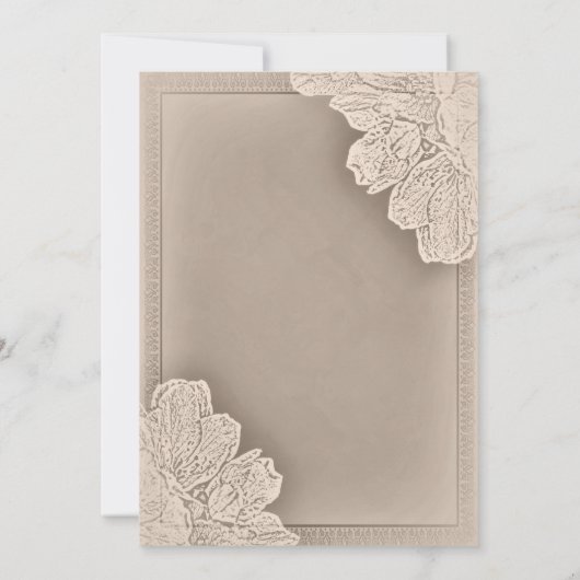 Uitnodiging tot het uitzenden van een echt huwelij (Achterkant)