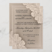 Uitnodiging tot het uitzenden van een echt huwelij (Voorkant / Achterkant)