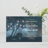 Uitnodiging tot het uitzenden van een echt huwelij (Staand voorkant)