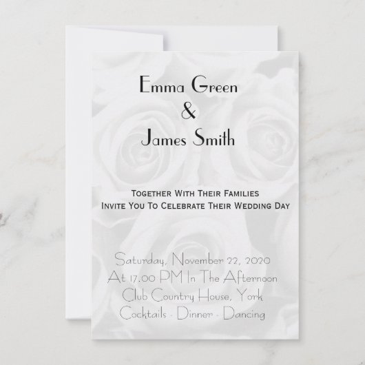 Uitnodiging tot het uitzenden van een gepersonalis (Voorkant)