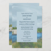 Uitnodiging tot het uitzenden van een geschilderde (Voorkant / Achterkant)