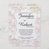 Uitnodiging tot het uitzenden van een goudbloem-we (Voorkant / Achterkant)