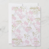 Uitnodiging tot het uitzenden van een goudbloem-we (Achterkant)