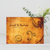 Uitnodiging tot het uitzenden van een Hoefijzer (Staand voorkant)