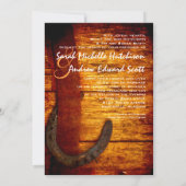 Uitnodiging tot het uitzenden van een Hoefijzer (Achterkant)