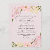 Uitnodiging tot het uitzenden van een huwelijk met (Voorkant / Achterkant)