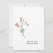 Uitnodiging tot het uitzenden van een huwelijk met (Achterkant)