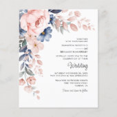 Uitnodiging tot het uitzenden van een huwelijk met (Voorkant)