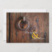 Uitnodiging tot het uitzenden van een huwelijk met (Voorkant)