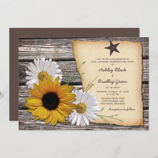 Uitnodiging tot het uitzenden van een landelijke s (Voorkant / Achterkant)