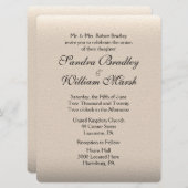 Uitnodiging tot het uitzenden van een lederen blik (Voorkant / Achterkant)