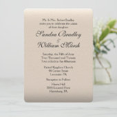 Uitnodiging tot het uitzenden van een lederen blik (Staand voorkant)