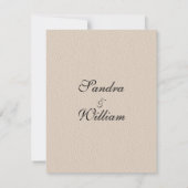 Uitnodiging tot het uitzenden van een lederen blik (Achterkant)