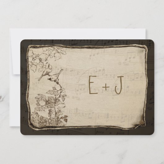 Uitnodiging tot het uitzenden van een  Lovebird We (Achterkant)