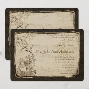 Uitnodiging tot het uitzenden van een  Lovebird We