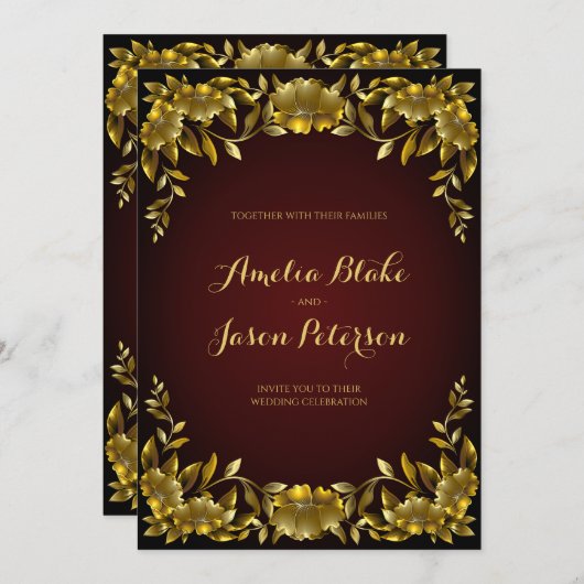 Uitnodiging tot het uitzenden van een luxe Regal G (Voorkant / Achterkant)