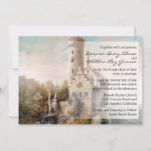 Uitnodiging tot het uitzenden van een medieval Cas (Achterkant)