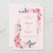 Uitnodiging tot het uitzenden van een moslimhuweli (Voorkant)