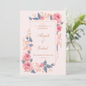 Uitnodiging tot het uitzenden van een moslimhuweli (Staand voorkant)