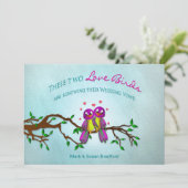 Uitnodiging tot het uitzenden van een nieuwe wedde (Staand voorkant)