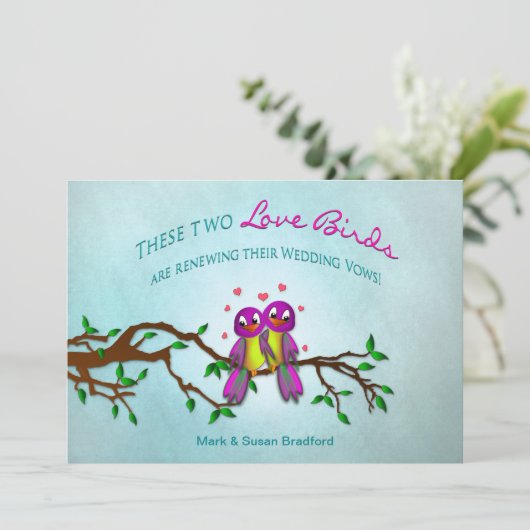 Uitnodiging tot het uitzenden van een nieuwe wedde (Staand voorkant)