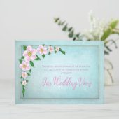 Uitnodiging tot het uitzenden van een nieuwe wedde (Staand voorkant)