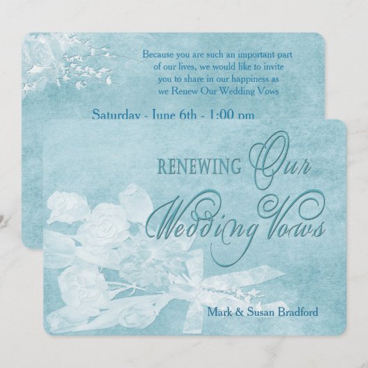 Uitnodiging tot het uitzenden van een nieuwe wedde (Voorkant / Achterkant)