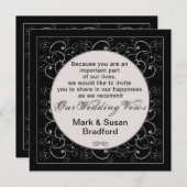 Uitnodiging tot het uitzenden van een nieuwe wedde (Voorkant / Achterkant)