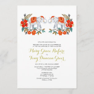 Uitnodiging tot het uitzenden van een olifant