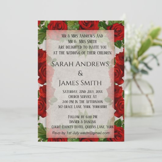 Uitnodiging tot het uitzenden van een olifantenhuw (Staand voorkant)