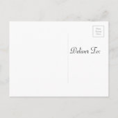 Uitnodiging tot het uitzenden van een organische W Briefkaart (Achterkant)