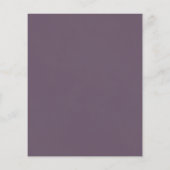 Uitnodiging tot het uitzenden van een Paarse begro (Achterkant)