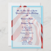 Uitnodiging tot het uitzenden van een patriottisch (Achterkant)