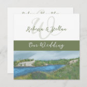 Uitnodiging tot het uitzenden van een Picturesque- (Voorkant / Achterkant)