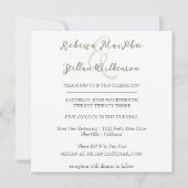 Uitnodiging tot het uitzenden van een Picturesque- (Achterkant)