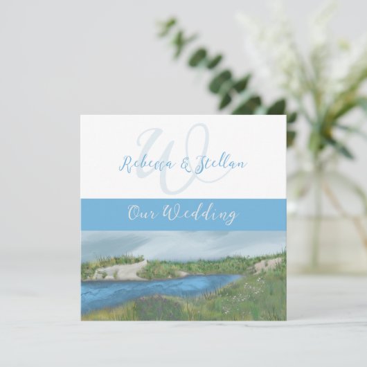 Uitnodiging tot het uitzenden van een Picturesque- (Staand voorkant)