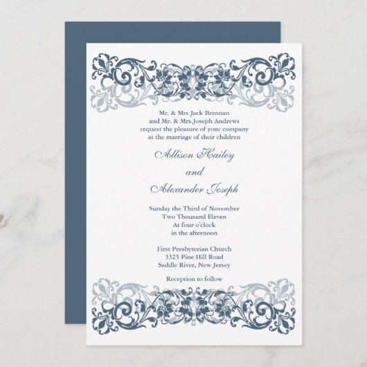 uitnodiging tot het uitzenden van een ribbel (Voorkant / Achterkant)