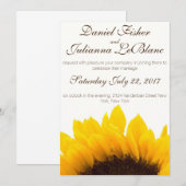 Uitnodiging tot het uitzenden van een roestvrij zo (Voorkant / Achterkant)