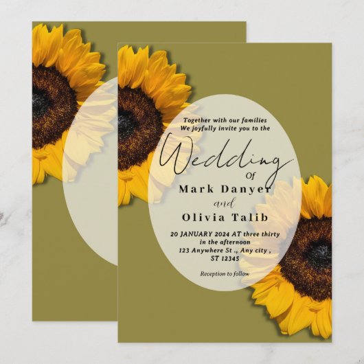 Uitnodiging tot het uitzenden van een roestvrij zo (Voorkant / Achterkant)