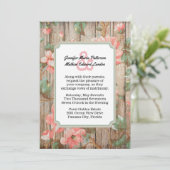 Uitnodiging tot het uitzenden van een roestvrijlen (Staand voorkant)