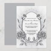 Uitnodiging tot het uitzenden van een  Roos (Voorkant / Achterkant)