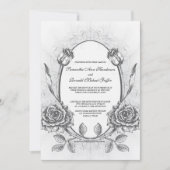 Uitnodiging tot het uitzenden van een  Roos (Voorkant)