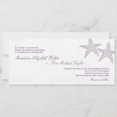 Uitnodiging tot het uitzenden van een Starfish Wed (Voorkant)