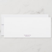 Uitnodiging tot het uitzenden van een Starfish Wed (Achterkant)