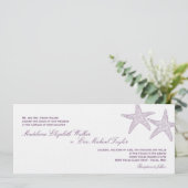 Uitnodiging tot het uitzenden van een Starfish Wed (Staand voorkant)