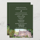 Uitnodiging tot het uitzenden van een stone Bridge (Voorkant / Achterkant)