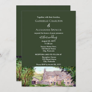 Uitnodiging tot het uitzenden van een stone Bridge