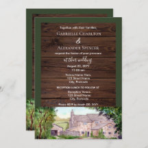 Uitnodiging tot het uitzenden van een stone Bridge