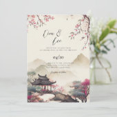 Uitnodiging tot het uitzenden van een traditioneel (Staand voorkant)