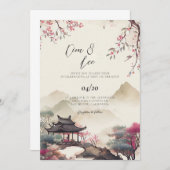 Uitnodiging tot het uitzenden van een traditioneel (Voorkant / Achterkant)